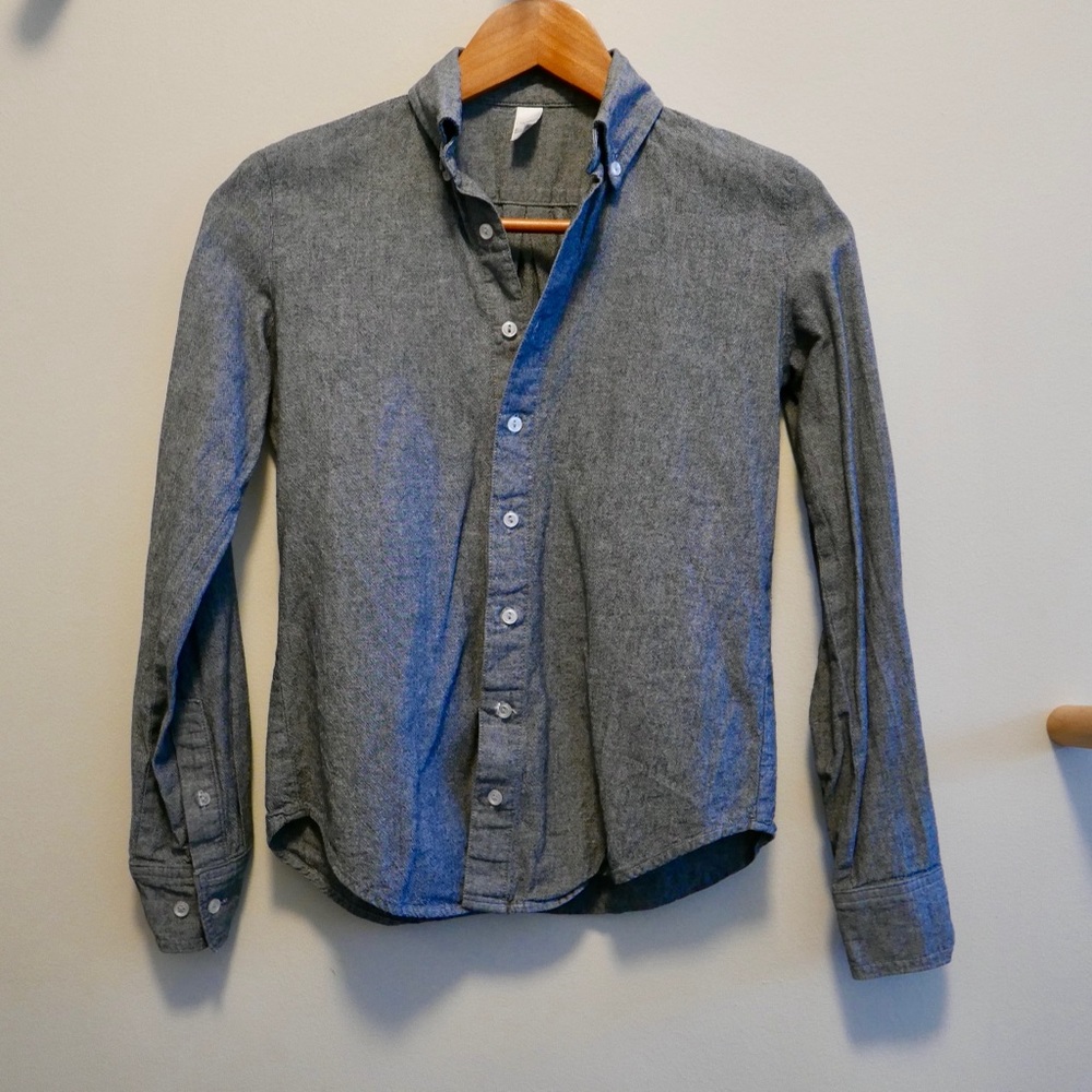 American Apparel Chambray button down in XXS